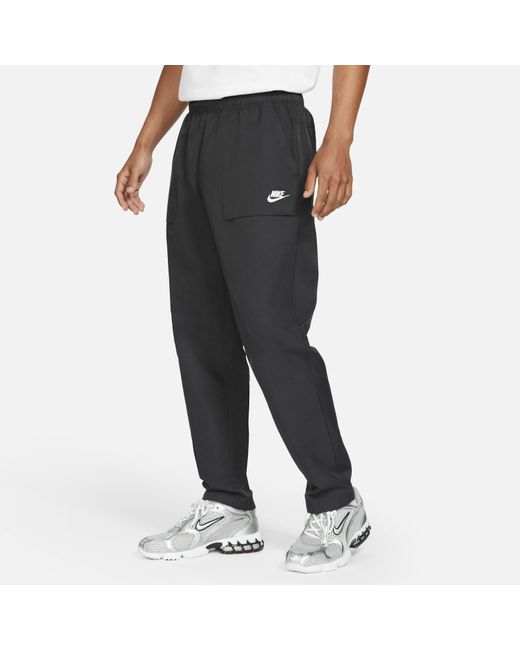 Sportswear City Edition Players Woven Pants Black/ White Nike pour homme |  Lyst