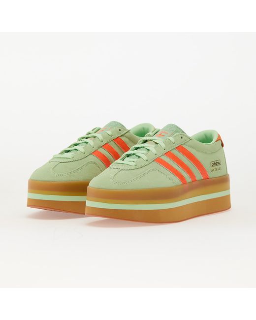 Adidas Originals Sneakers Adidas Gazelle Stack W Segrsp/ Solar/ Gum1 Eur in het Multicolor