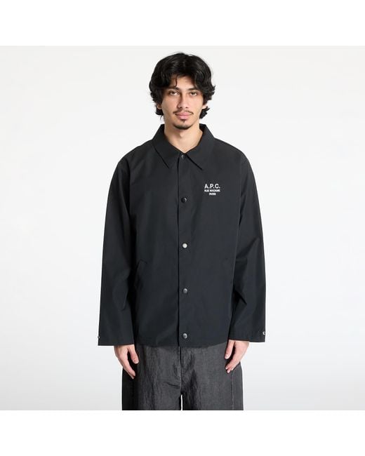 A.P.C. Black Jacket Regis Jacket for men