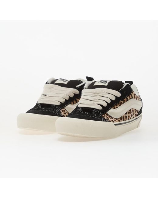 Vans Black Sneakers Knu Skool/ Leopard