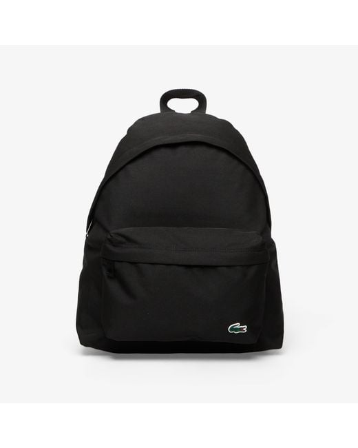 Lacoste Black Rucksack Backpack