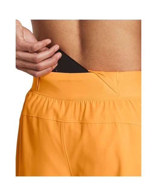 Under Armour Shorts Launch Pro 5' Shorts in Orange für Herren