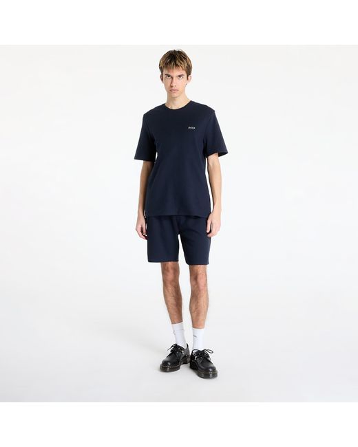 Boss Shorts Waffle Shorts in Blue für Herren