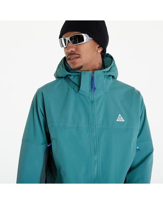 Nike Acg "sun Farer" Jacket Bicoastal/ Vintage Green/ Summit White in het Blue voor heren