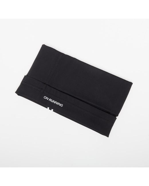 On Shoes Core Neck Gaiter in het Black