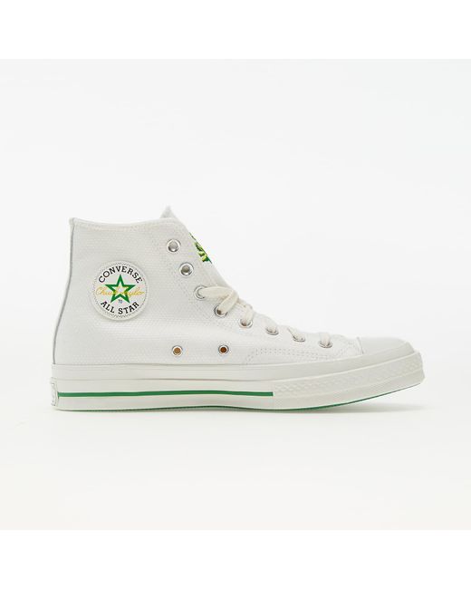 converse chuck 70 hi vintage white green amarillo