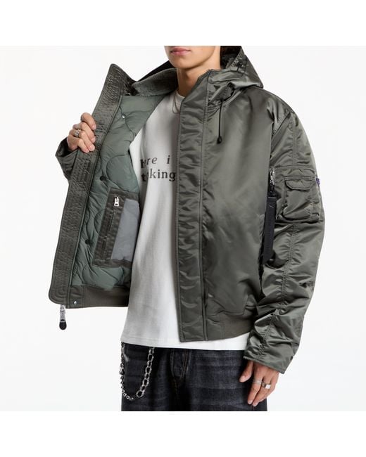 Alpha Industries Gray Jacket N-2B Base Uv for men