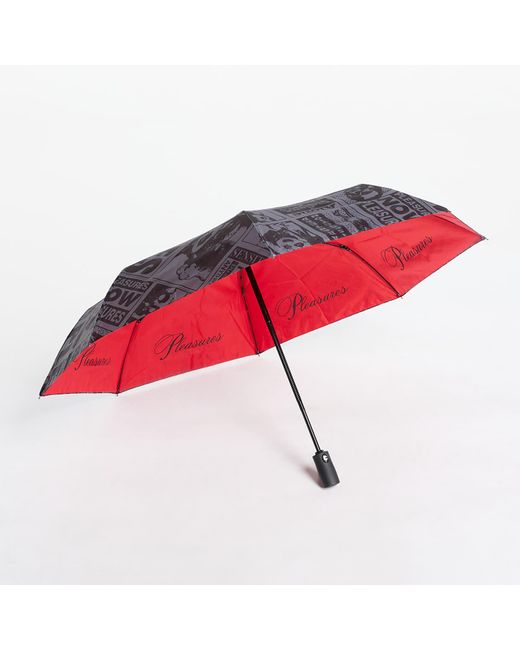 Newsprint Umbrella di Pleasures in Gray