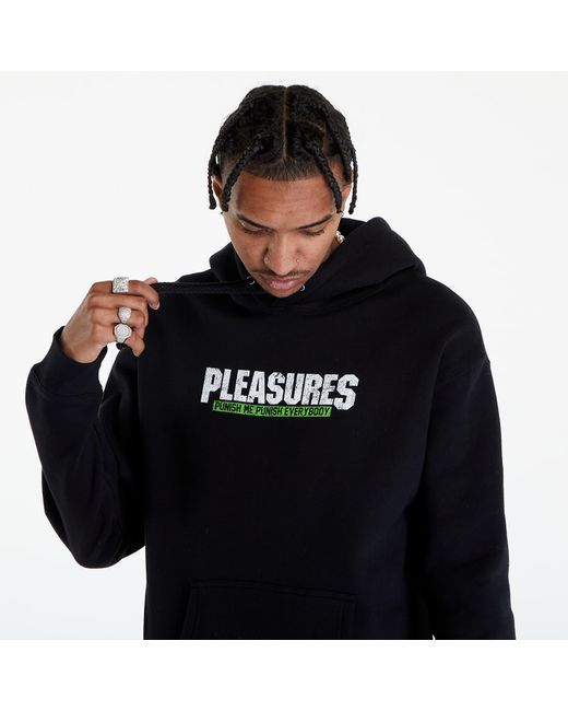 Pleasures Black Punish Hoodie for men