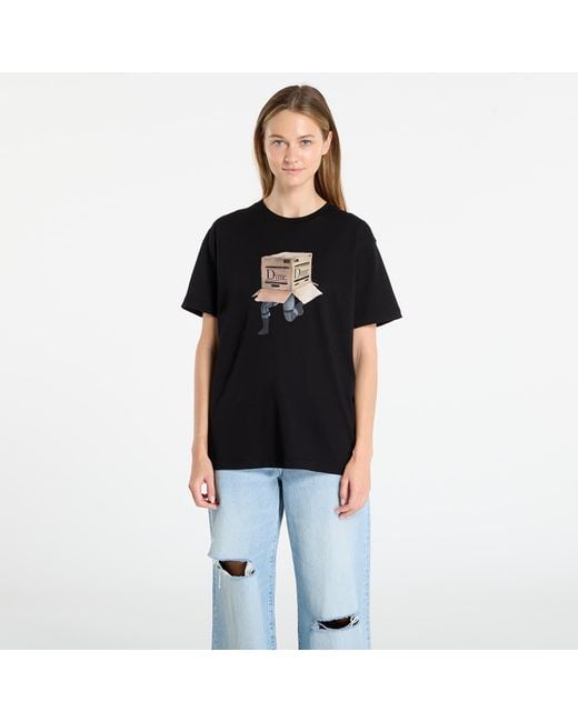 Dime Black T-Shirt Solid T-Shirt