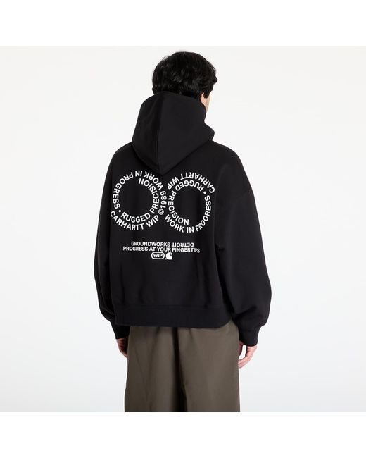Carhartt Black Sweatshirt Hooded Rotation Sweat