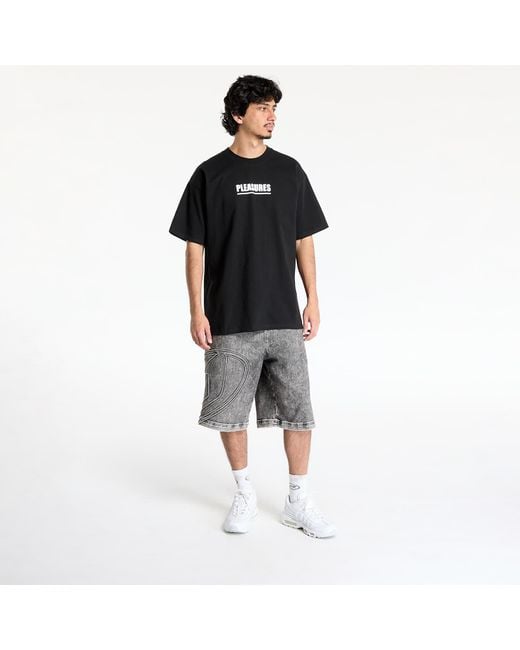 Pleasures T-Shirt Scripture T-Shirt in Black für Herren