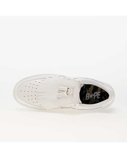 A Bathing Ape Sneakers Bape Sta Quilt Tassel Eur in het White voor heren