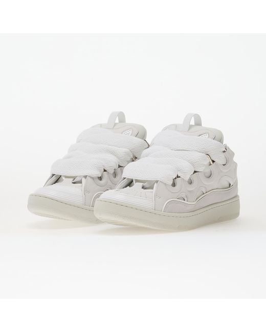 Lanvin White Sneakers Curb Sneakers for men