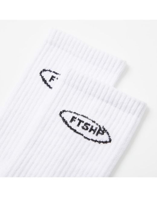 FTSHP White Footshop Basic But Not Basic Socks 3-Pack