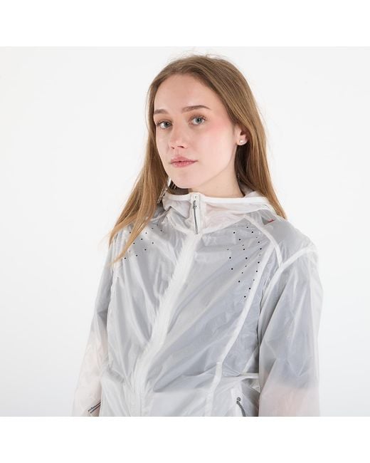 Roa White Jacket Hue Packable Wind Jacket