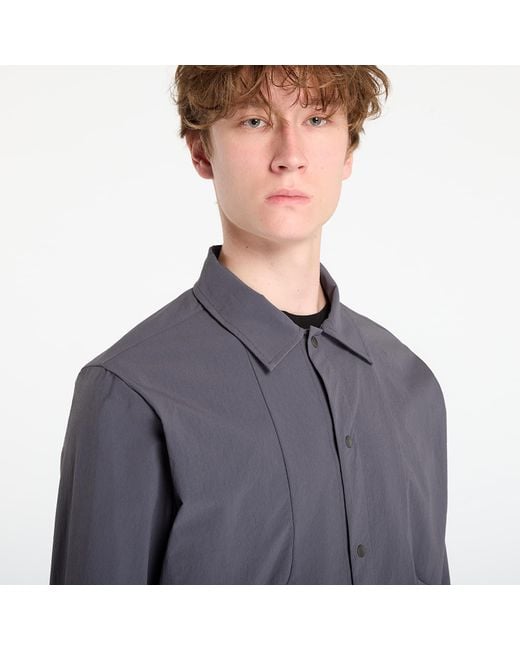 Pas Normal Studios Overhemd Off-Race Tech Overshirt in het Gray