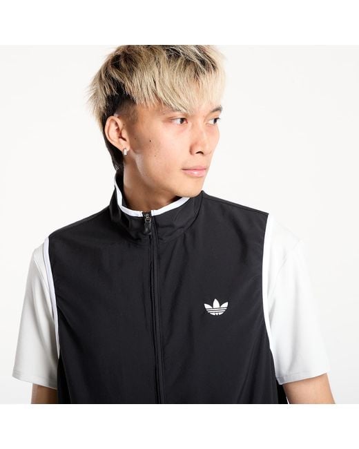 Gilet adidas adicolor vest black/ black xl Adidas Originals pour homme