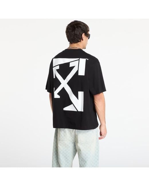 Off-White c/o Virgil Abloh Black T-Shirt Run Arrow Skate S/S Tee for men