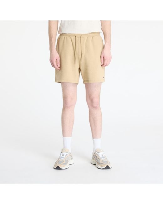 Tommy Jeans S Flag Beach Short di Tommy Hilfiger in Natural da Uomo