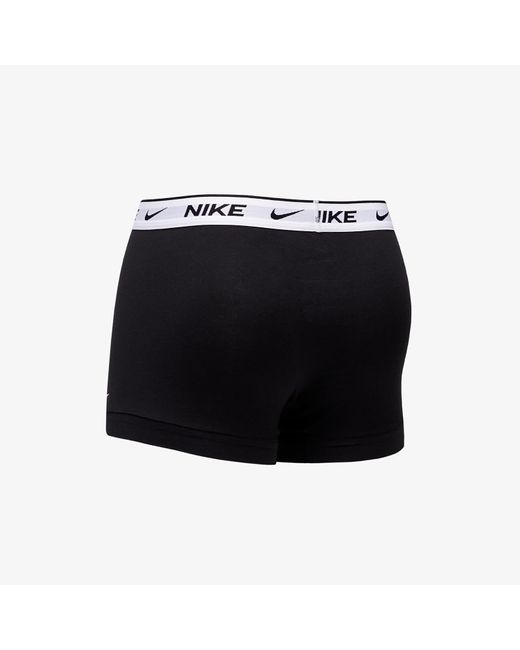 Nike Everyday Cotton Stretch Trunk 3-pack Black/ White voor heren
