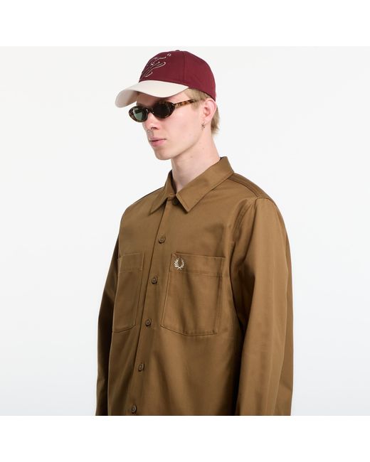 Fred Perry Natural Jacket Twill Overshirt for men