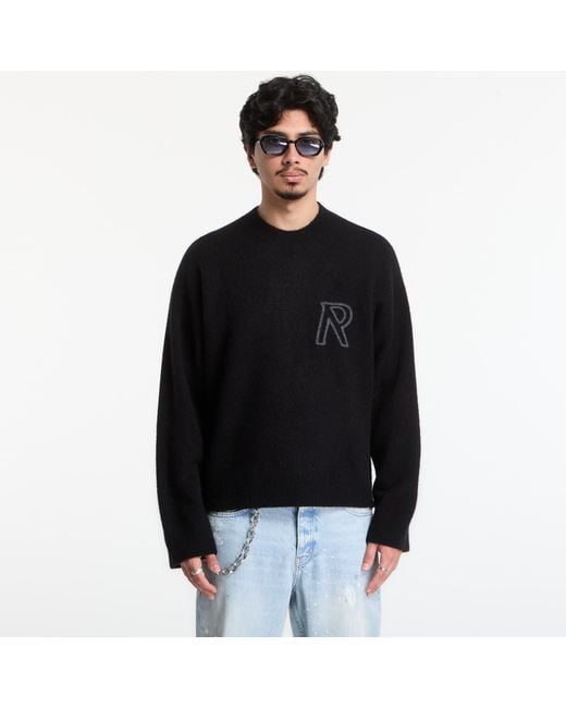 Represent Black Sweater Logo Sweater