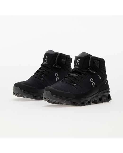 On Shoes M cloudrock waterproof black/ eclipse für Herren