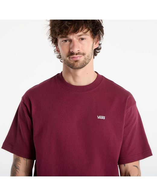Vans Red T-Shirt Left Chest Ii Loose Ss T-Shirt for men