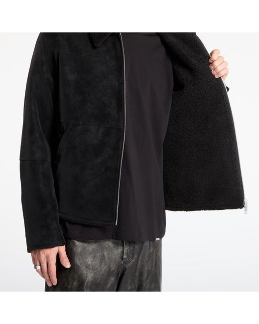 Represent Black Jacket Shearling Jacket for men