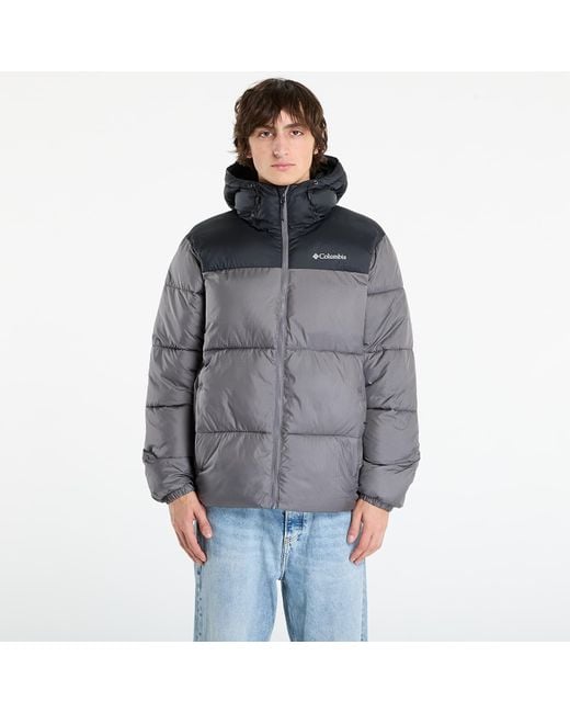 Giacca Puffect Ii Hooded Jacket City di Columbia in Gray da Uomo