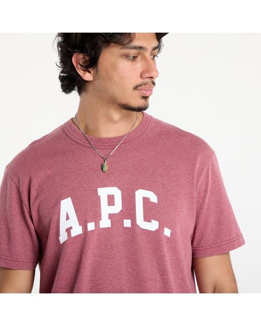 A.P.C. T-Shirt T-Shirt Marcus in het Red voor heren