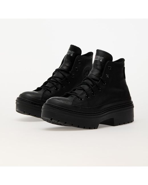 Converse Black Sneakers Chuck Taylor All Star Lugged Heel Platform Waterproof