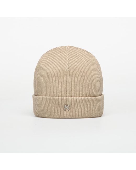 Represent Muts Rib Knit Beanie in het Natural voor heren
