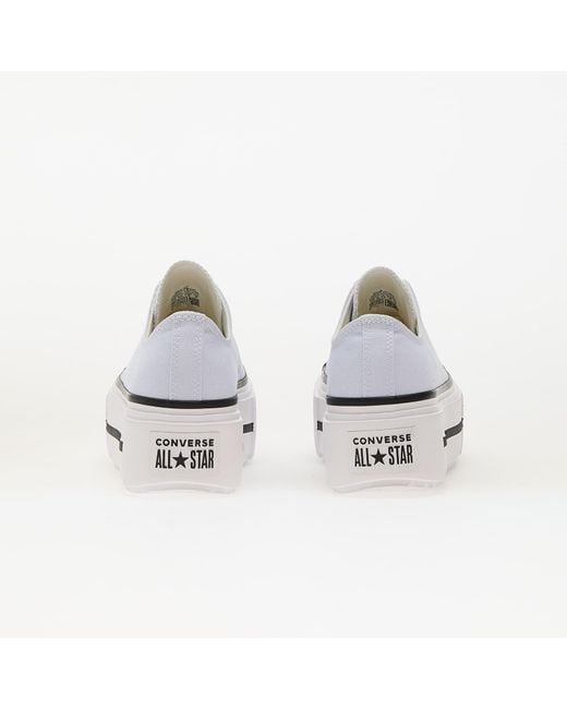 Converse White Sneakers Chuck Taylor All Star Lift Double Stack