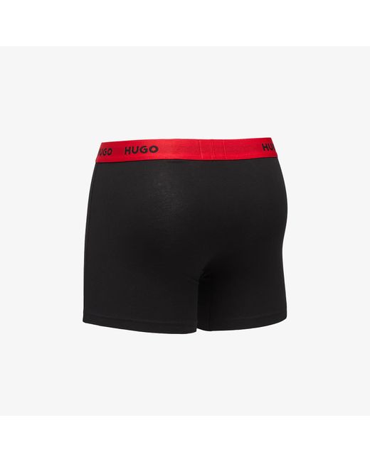 Boss Boxer Brief Design 3-Pack in het Red voor heren