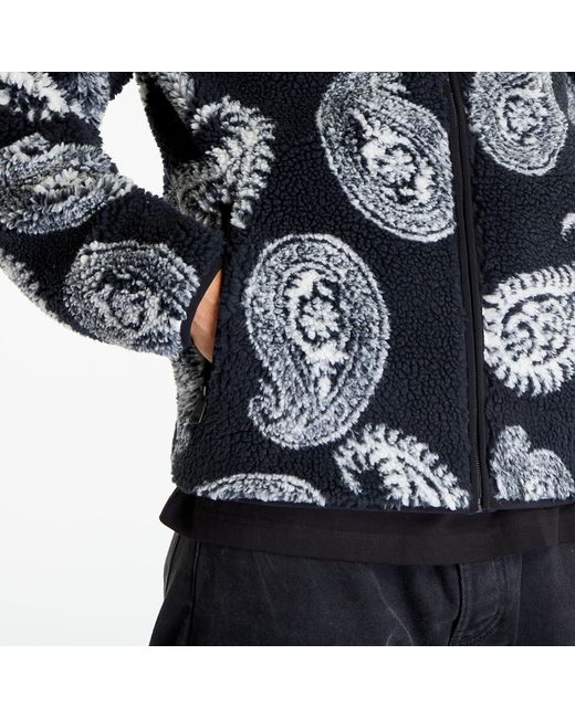 Napapijri Black Holiday Full-zip Sweatshirt Paisley for men