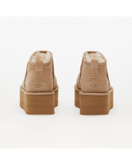 Ugg Natural Sneakers W Classic Ultra Mini Platform