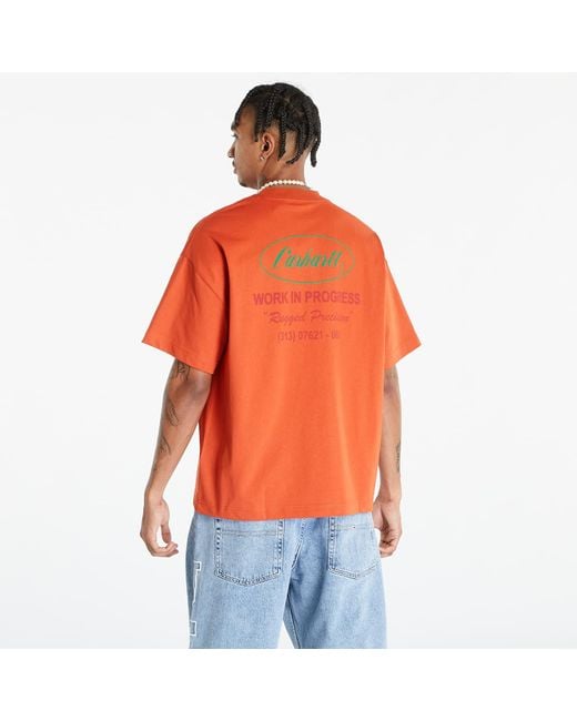 T-shirt short sleeve trophy t-shirt xs Carhartt pour homme en coloris Orange