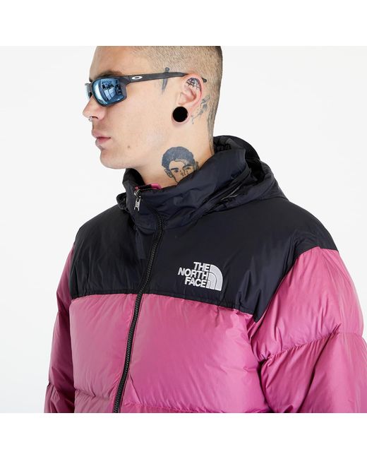 The North Face Pink M 1996 Retro Nuptse Jacket Red Violet for men