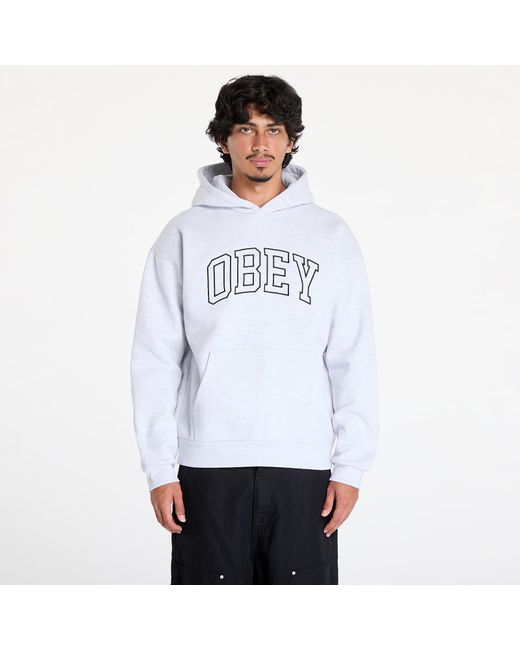 Obey hoodie white new arrivals