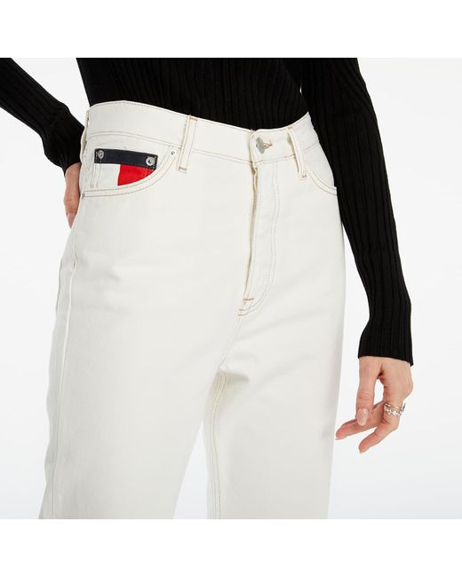 Tommy Hilfiger Denim Tommy Jeans Harper High Rise Flare Ankle Jeans White |  Lyst