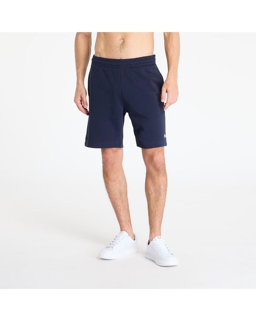 Lacoste Korte Broek Non Brushed Fleece Shorts in het Blue voor heren