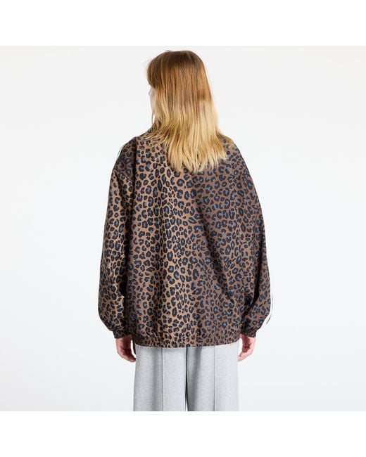 Adidas Originals Brown Windjacke Adidas Fb Oversized Track Top