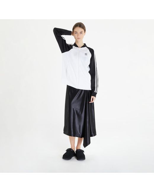 Adidas Originals White Adidas Sst Track Top Sweatshirt / Black