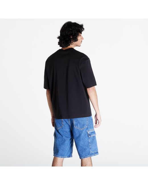 Calvin Klein Black Jeans Blocking Graphic Short Sleeve Tee for men