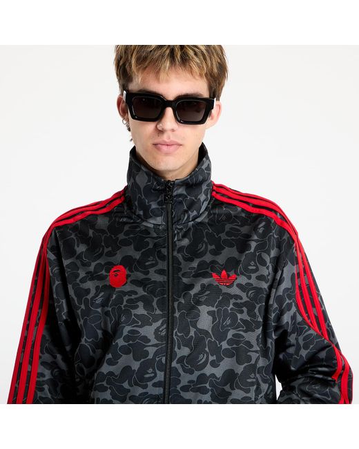 Adidas Originals Red Sweatshirt Adidas X Bape Track Top for men
