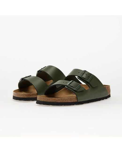 Birkenstock Green Sneakers Arizona Natural Leather for men