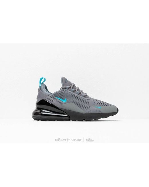 Nike Air Max 270 Cool Grey/ Blue Fury for Men | Lyst