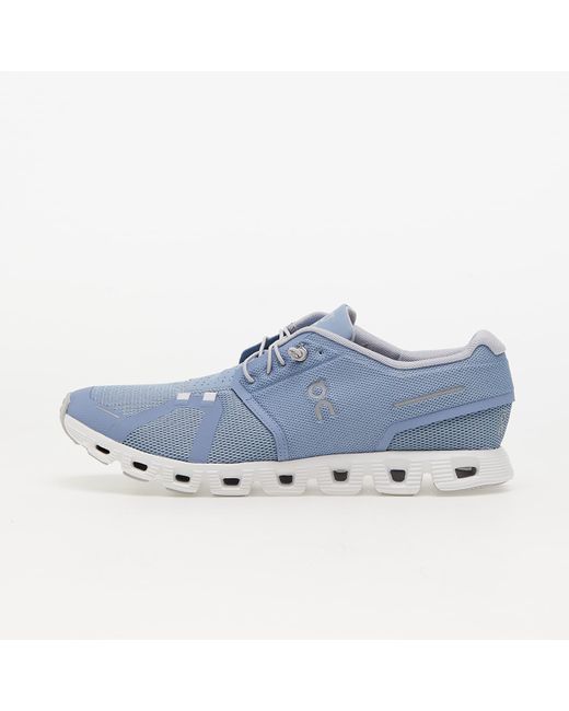 On Shoes Blue M Cloud 5 Chambray/ White for men